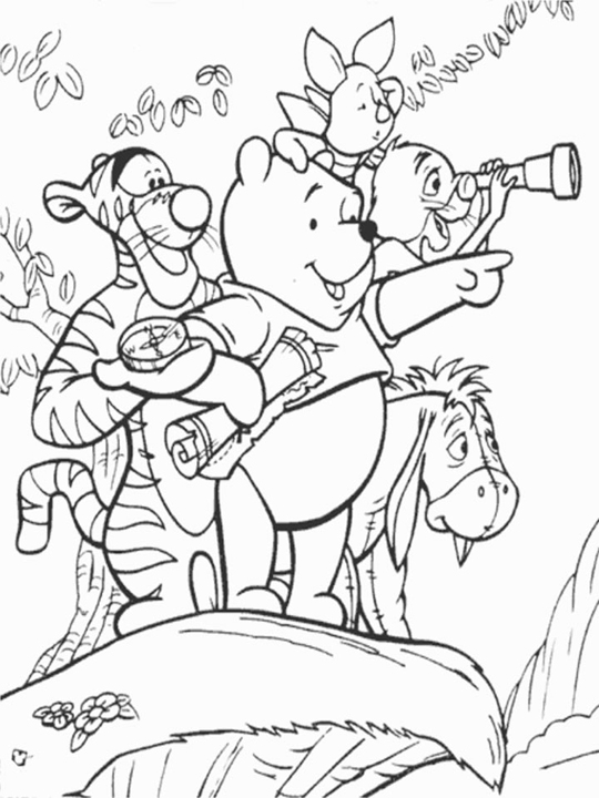 Disegno da colorare: Winnie the Pooh (Film animati) #28740 - Pagine da Colorare Stampabili Gratuite