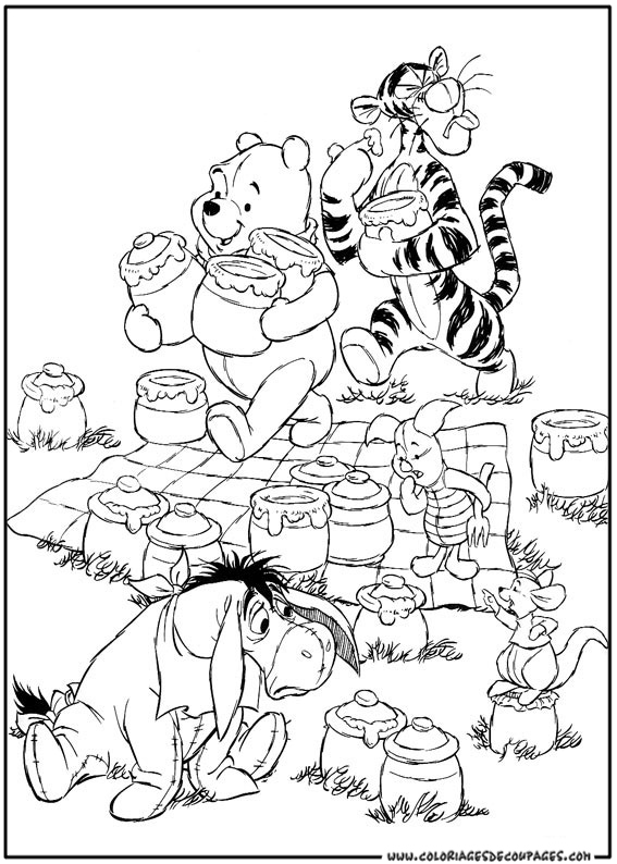 Disegno da colorare: Winnie the Pooh (Film animati) #28751 - Pagine da Colorare Stampabili Gratuite