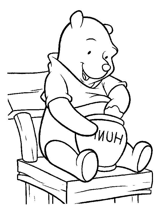 Disegno da colorare: Winnie the Pooh (Film animati) #28769 - Pagine da Colorare Stampabili Gratuite