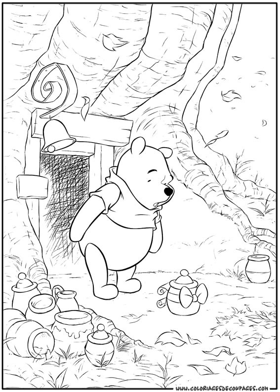 Disegno da colorare: Winnie the Pooh (Film animati) #28771 - Pagine da Colorare Stampabili Gratuite