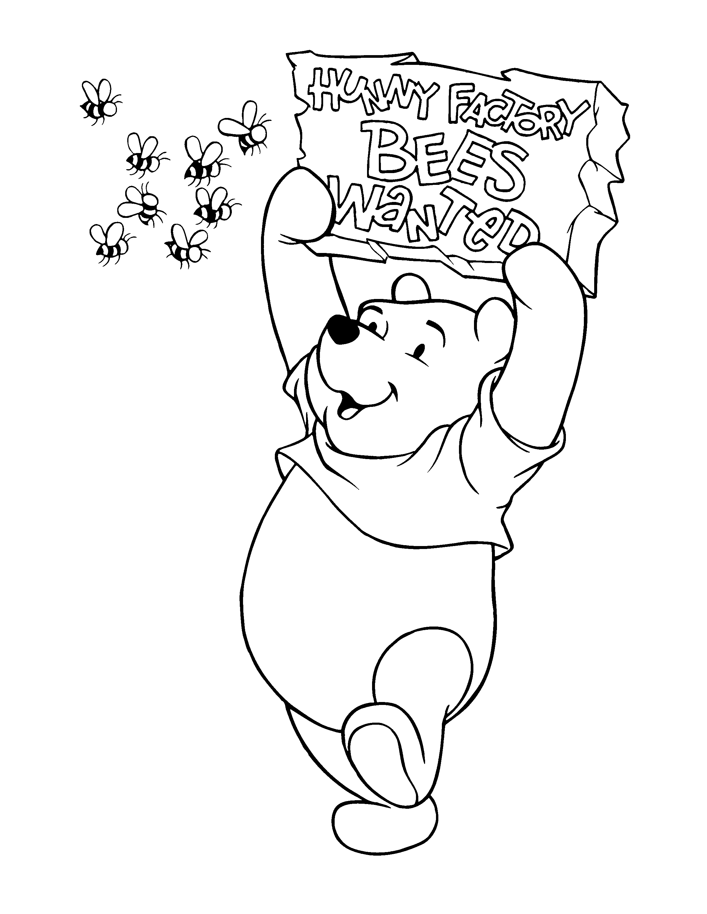 Disegno da colorare: Winnie the Pooh (Film animati) #28780 - Pagine da Colorare Stampabili Gratuite