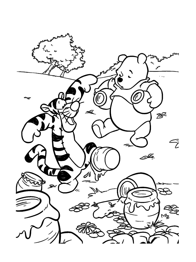 Disegno da colorare: Winnie the Pooh (Film animati) #28798 - Pagine da Colorare Stampabili Gratuite