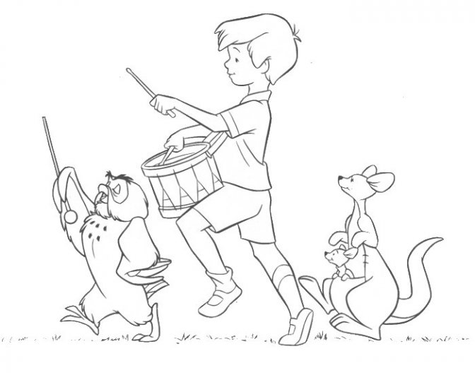 Disegno da colorare: Winnie the Pooh (Film animati) #28831 - Pagine da Colorare Stampabili Gratuite