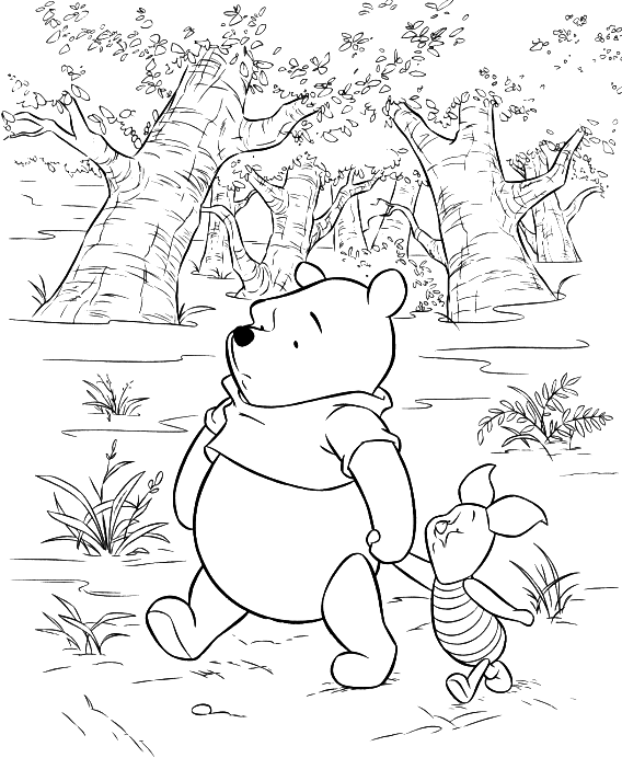 Disegno da colorare: Winnie the Pooh (Film animati) #28910 - Pagine da Colorare Stampabili Gratuite