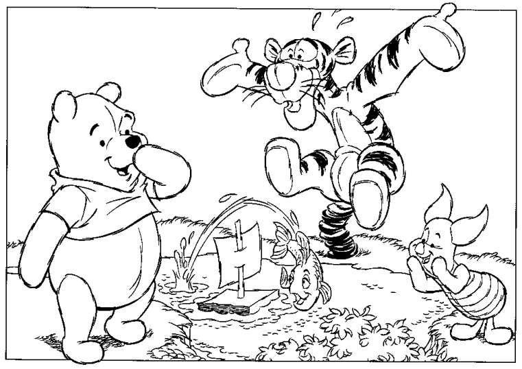 Disegno da colorare: Winnie the Pooh (Film animati) #28928 - Pagine da Colorare Stampabili Gratuite