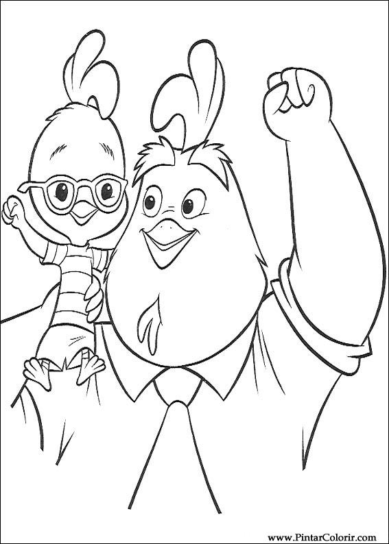 Disegno da colorare: Chicken Little (Film di Animazione) #73271 - Pagine da Colorare Stampabili Gratuite