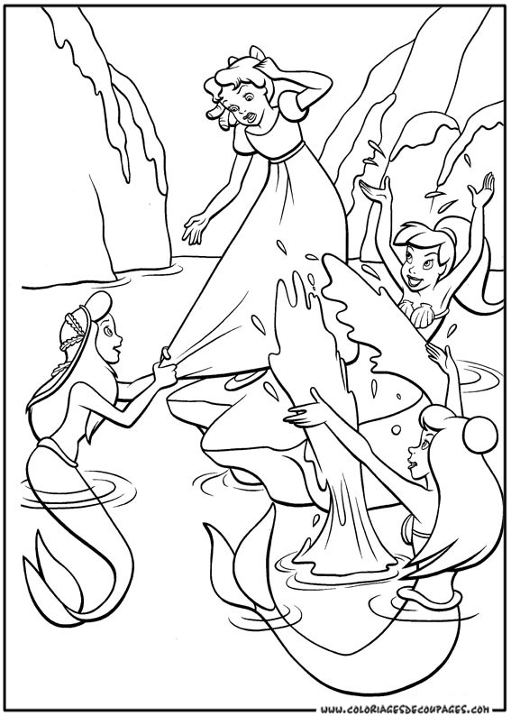Disegno da colorare: Peter Pan (Film di Animazione) #129021 - Pagine da Colorare Stampabili Gratuite