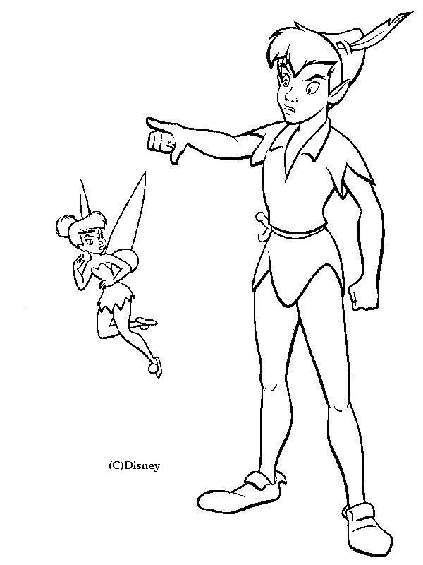 Disegno da colorare: Peter Pan (Film di Animazione) #129051 - Pagine da Colorare Stampabili Gratuite