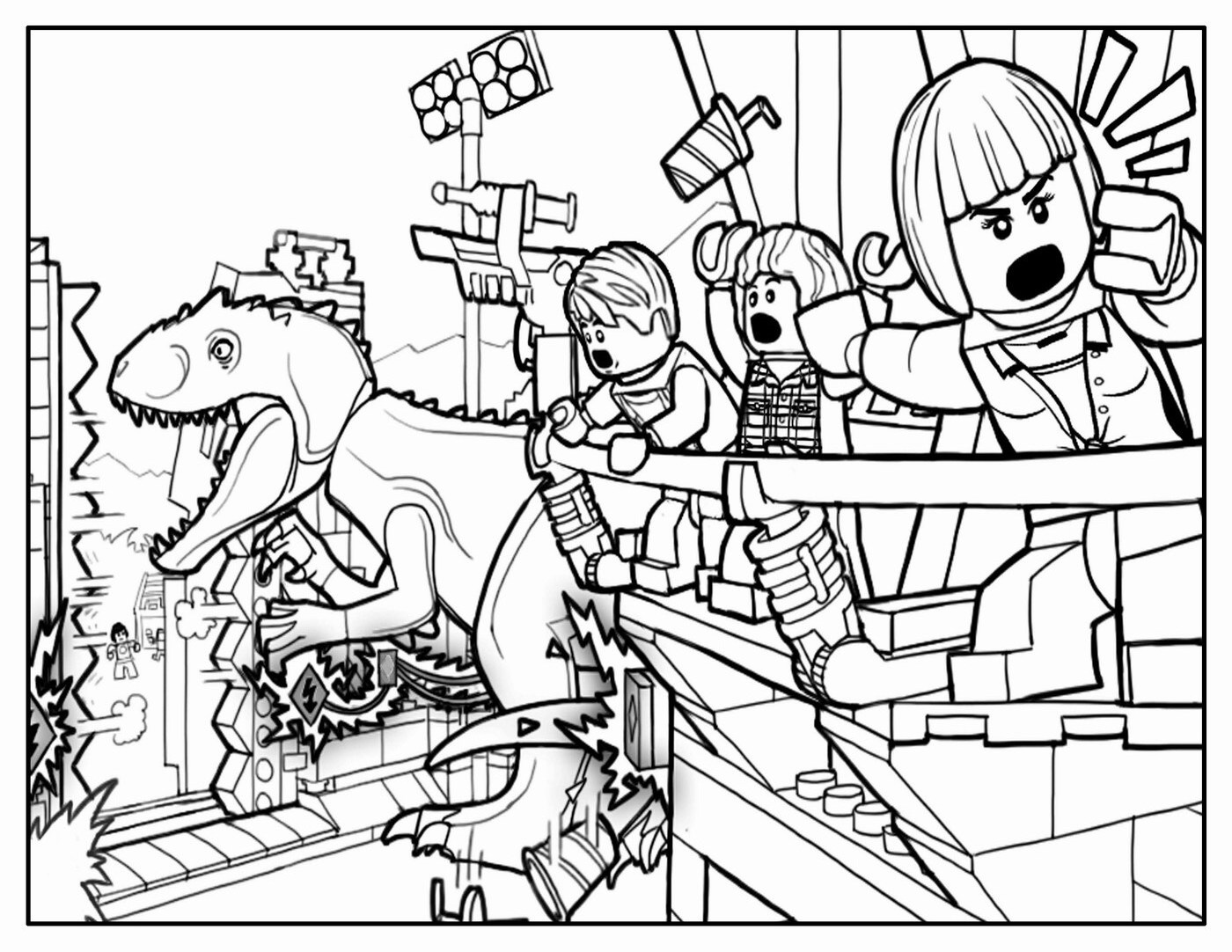 Disegno da colorare: Jurassic Park (Film e Serie TV) #16053 - Pagine da Colorare Stampabili Gratuite