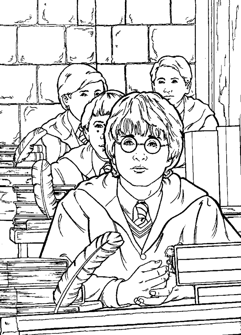 Disegno da colorare: Harry Potter (Film) #69753 - Pagine da Colorare Stampabili Gratuite