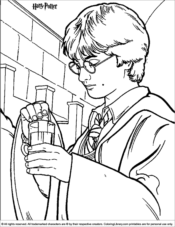 Disegno da colorare: Harry Potter (Film) #69774 - Pagine da Colorare Stampabili Gratuite