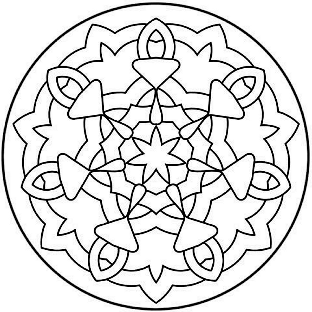 Disegno da colorare: Mandala (Mandala) #22908 - Pagine da Colorare Stampabili Gratuite