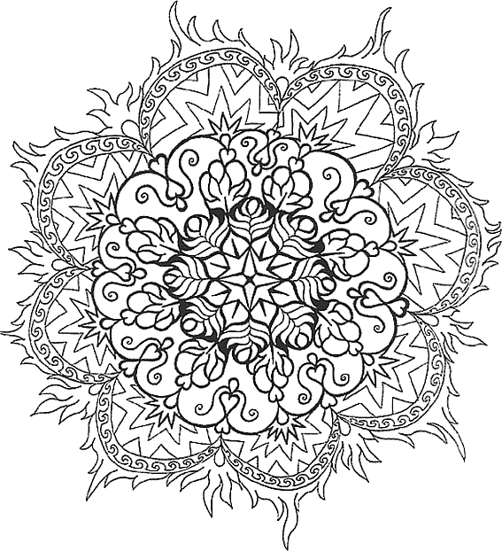 Disegno da colorare: Mandala (Mandala) #22913 - Pagine da Colorare Stampabili Gratuite