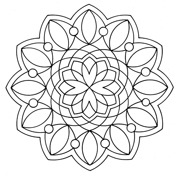Disegno da colorare: Mandala (Mandala) #23025 - Pagine da Colorare Stampabili Gratuite
