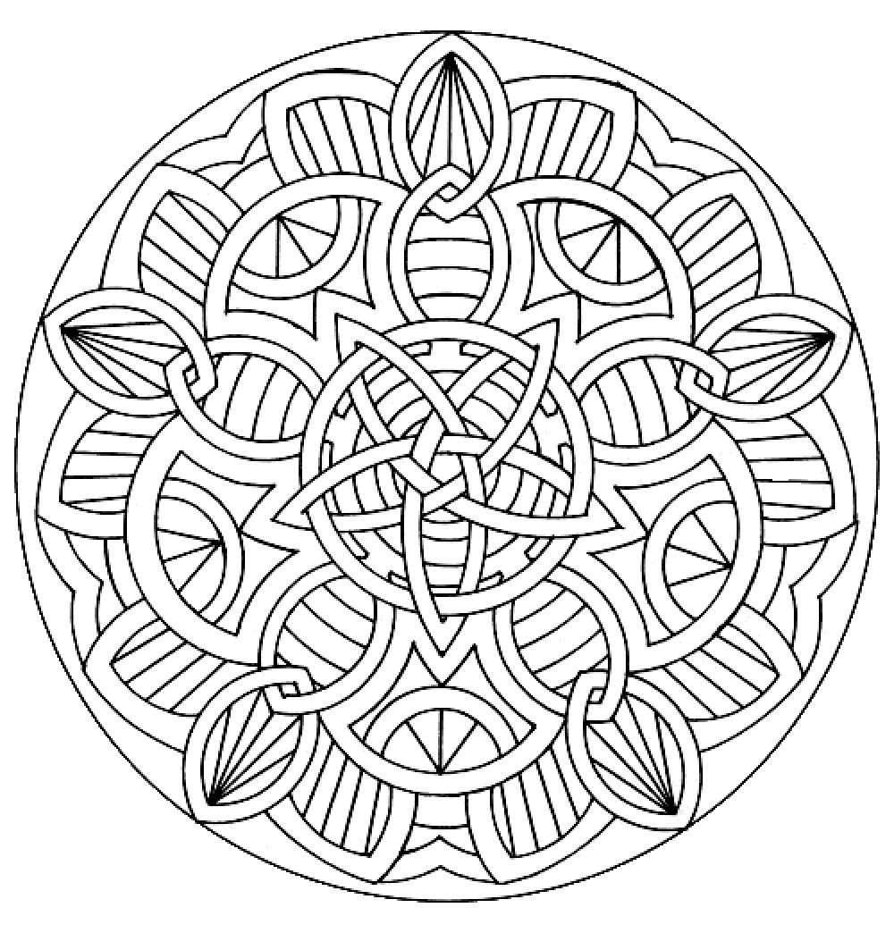Disegno da colorare: Mandala (Mandala) #23051 - Pagine da Colorare Stampabili Gratuite