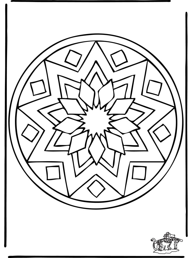 Disegno da colorare: Mandala (Mandala) #23072 - Pagine da Colorare Stampabili Gratuite
