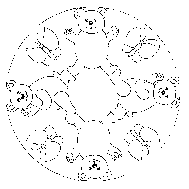 Disegno da colorare: Mandala animali (Mandala) #22755 - Pagine da Colorare Stampabili Gratuite