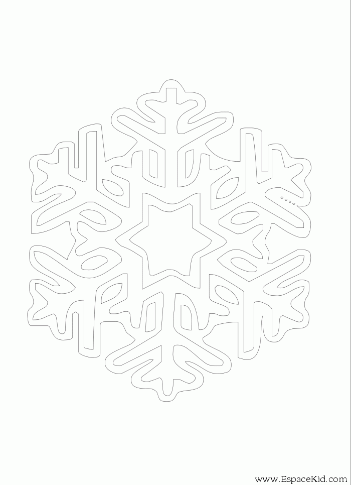 Disegno da colorare: Mandala con fiocchi di neve (Mandala) #117618 - Pagine da Colorare Stampabili Gratuite