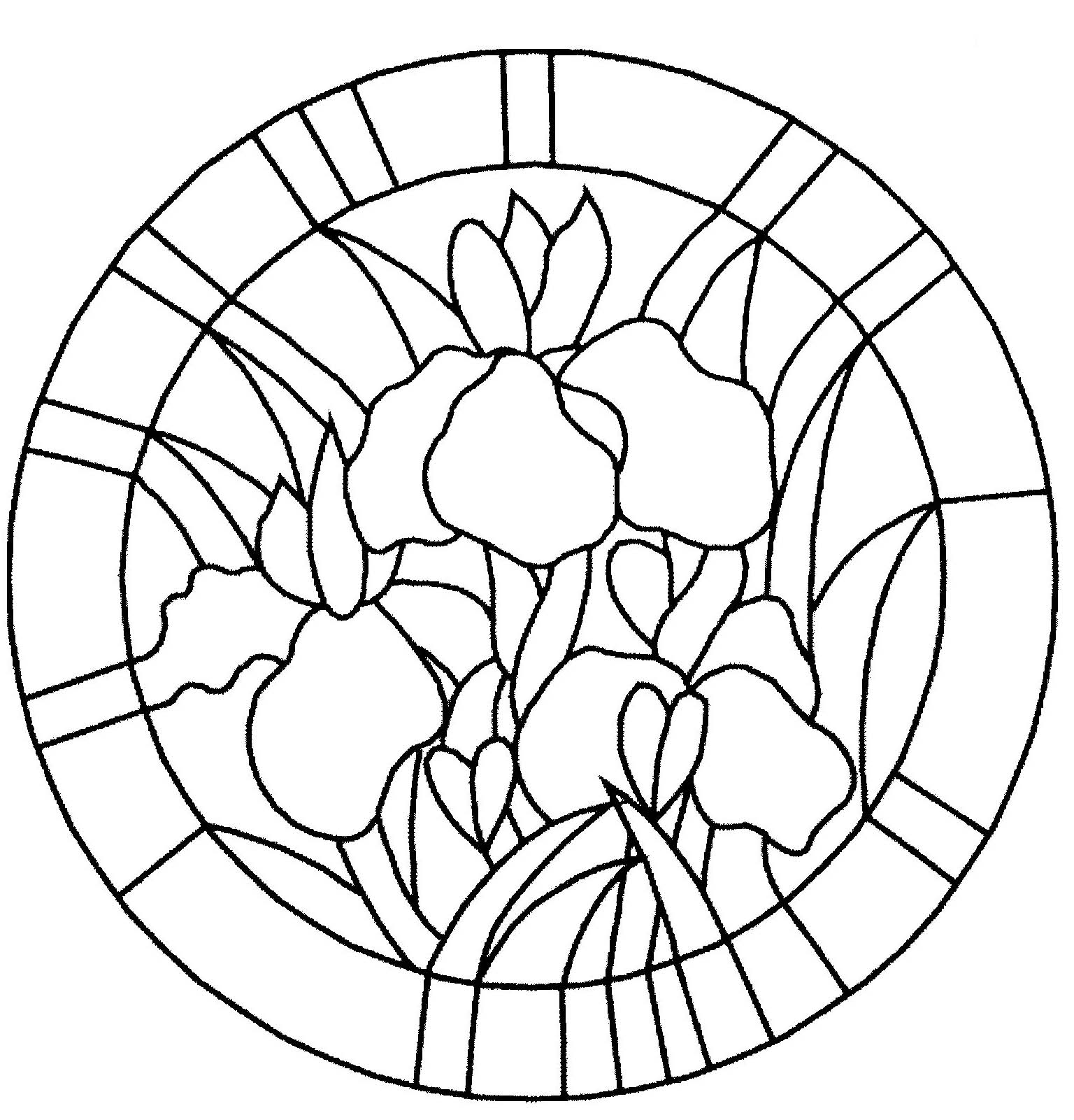Disegno da colorare: Mandala di fiori (Mandala) #117031 - Pagine da Colorare Stampabili Gratuite