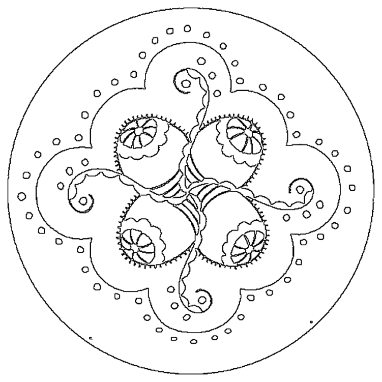 Disegno da colorare: Mandala di fiori (Mandala) #117107 - Pagine da Colorare Stampabili Gratuite
