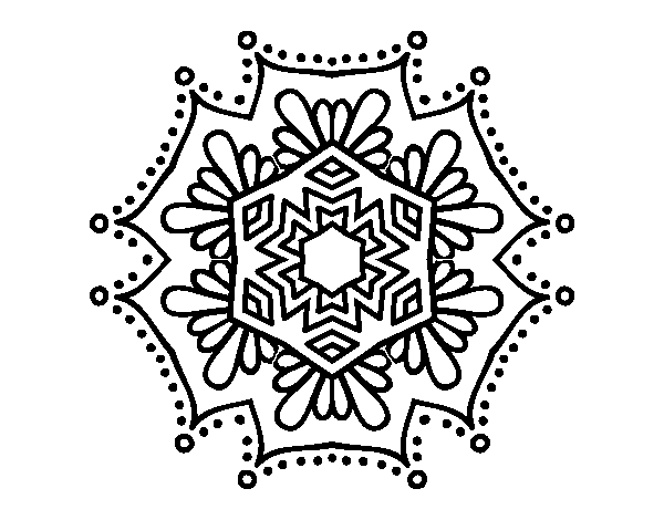 Disegno da colorare: Mandala di fiori (Mandala) #117161 - Pagine da Colorare Stampabili Gratuite
