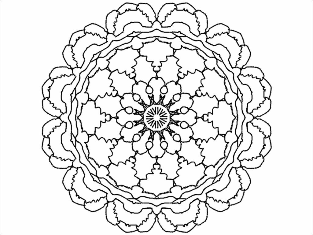 Disegno da colorare: Mandala di fiori (Mandala) #117261 - Pagine da Colorare Stampabili Gratuite