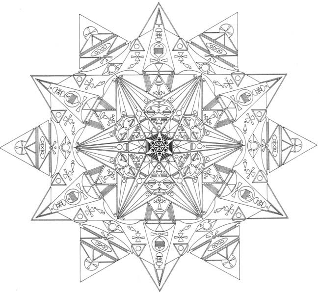 Disegno da colorare: Mandala di stelle (Mandala) #117982 - Pagine da Colorare Stampabili Gratuite