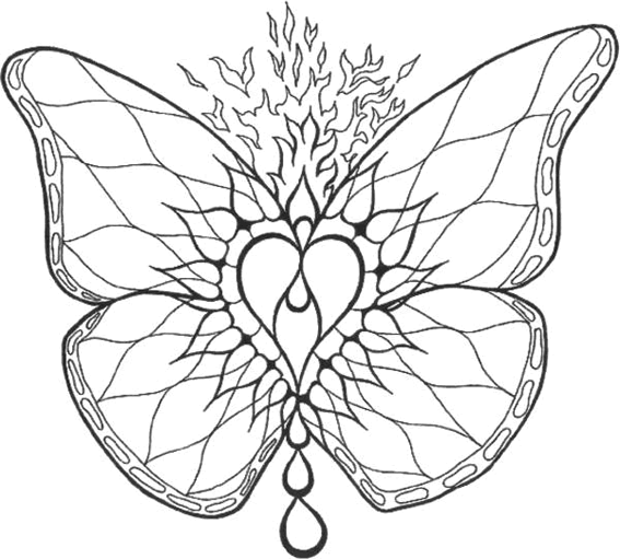 Disegno da colorare: Mandala farfalla (Mandala) #117382 - Pagine da Colorare Stampabili Gratuite