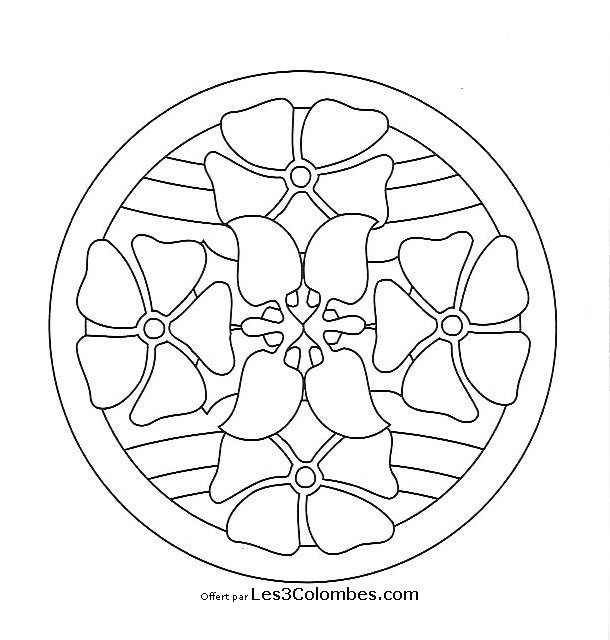 Disegno da colorare: Mandala per bambini (Mandala) #124107 - Pagine da Colorare Stampabili Gratuite