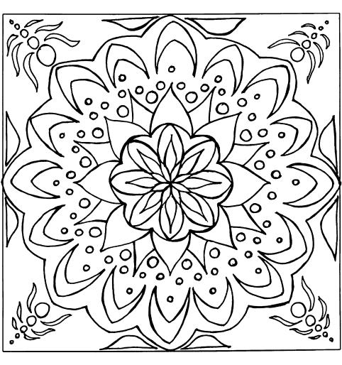 Disegno da colorare: Mandala per bambini (Mandala) #124122 - Pagine da Colorare Stampabili Gratuite