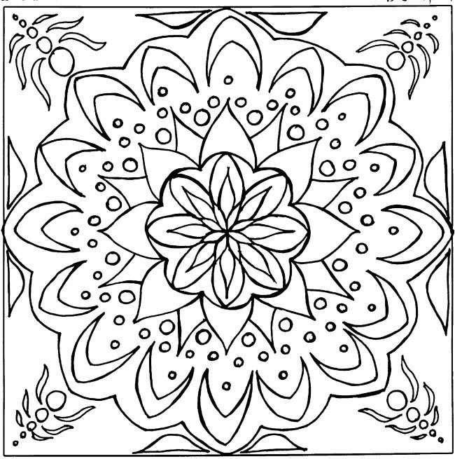 Disegno da colorare: Mandala per bambini (Mandala) #124174 - Pagine da Colorare Stampabili Gratuite