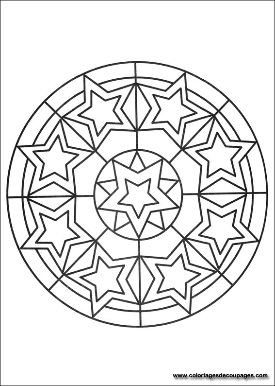 Disegno da colorare: Mandala per bambini (Mandala) #124182 - Pagine da Colorare Stampabili Gratuite