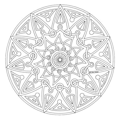 Disegno da colorare: Mandala per bambini (Mandala) #124192 - Pagine da Colorare Stampabili Gratuite