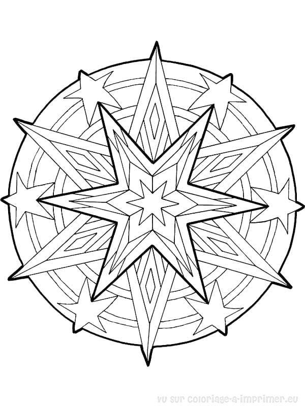 Disegno da colorare: Mandala per bambini (Mandala) #124193 - Pagine da Colorare Stampabili Gratuite