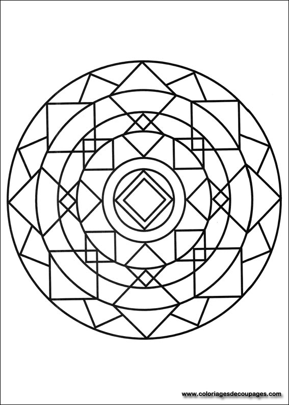 Disegno da colorare: Mandala per bambini (Mandala) #124194 - Pagine da Colorare Stampabili Gratuite