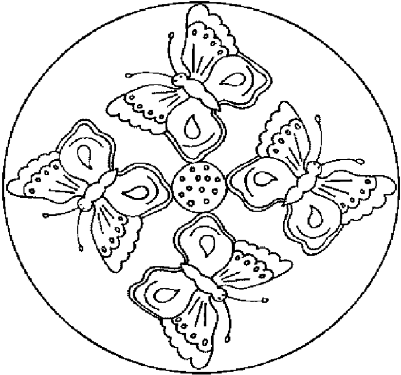Disegno da colorare: Mandala per bambini (Mandala) #124213 - Pagine da Colorare Stampabili Gratuite