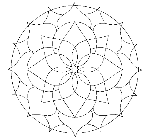 Disegno da colorare: Mandala per bambini (Mandala) #124220 - Pagine da Colorare Stampabili Gratuite