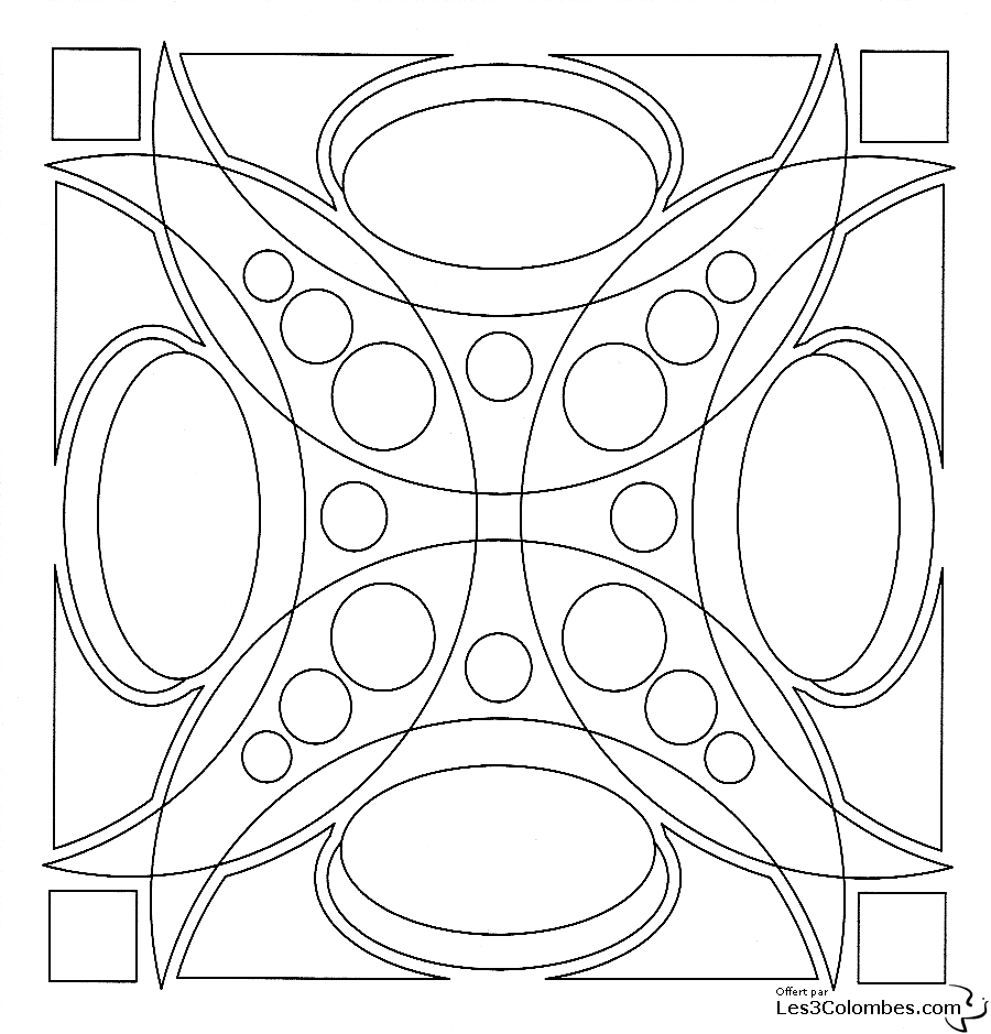 Disegno da colorare: Mandala per bambini (Mandala) #124269 - Pagine da Colorare Stampabili Gratuite