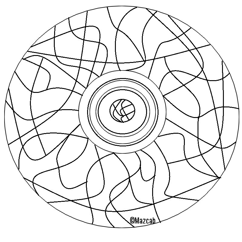 Disegno da colorare: Mandala per bambini (Mandala) #124289 - Pagine da Colorare Stampabili Gratuite