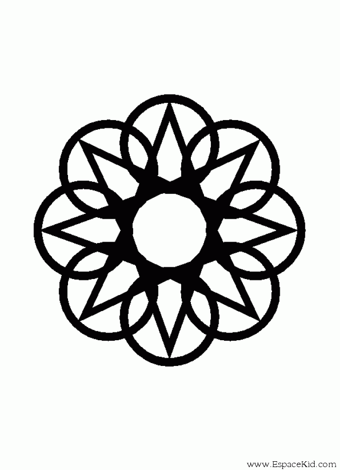 Disegno da colorare: Mandala per bambini (Mandala) #124338 - Pagine da Colorare Stampabili Gratuite