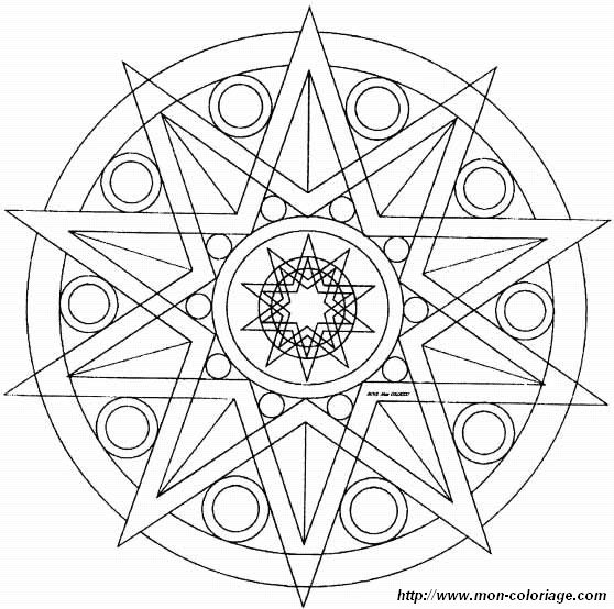 Disegno da colorare: Mandala per bambini (Mandala) #124352 - Pagine da Colorare Stampabili Gratuite