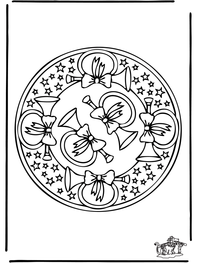 Disegno da colorare: Mandala per bambini (Mandala) #124380 - Pagine da Colorare Stampabili Gratuite