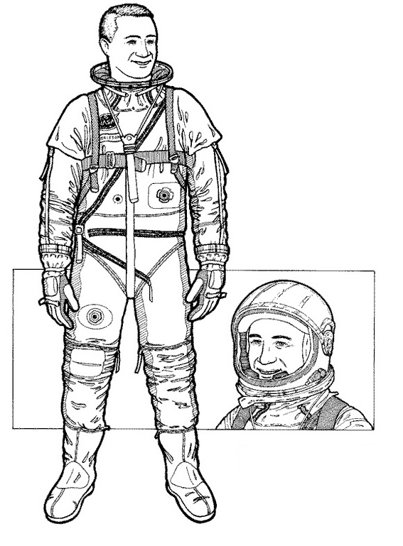 Disegno da colorare: Astronauta (Mestieri e Professioni) #87595 - Pagine da Colorare Stampabili Gratuite