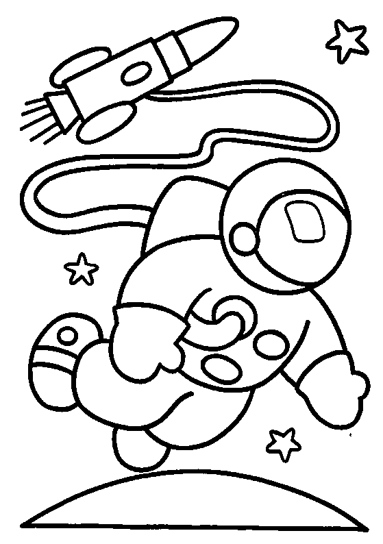 Disegno da colorare: Astronauta (Mestieri e Professioni) #87597 - Pagine da Colorare Stampabili Gratuite