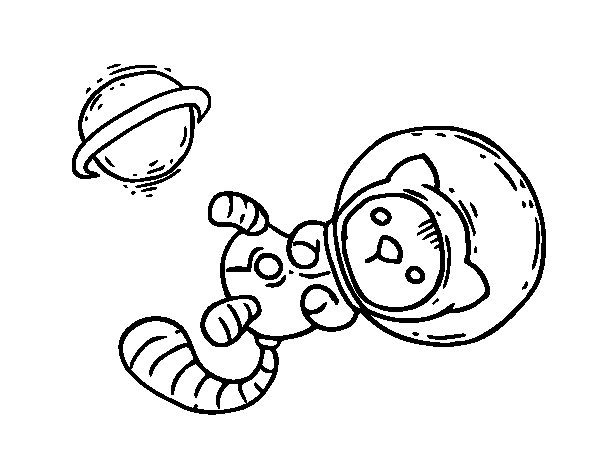 Disegno da colorare: Astronauta (Mestieri e Professioni) #87610 - Pagine da Colorare Stampabili Gratuite