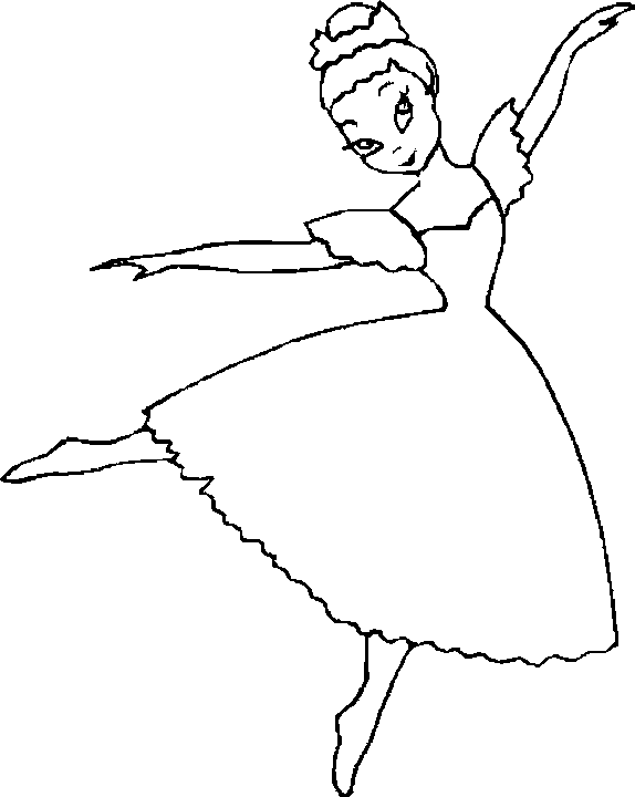 Disegno da colorare: Ballerino / Ballerino (Mestieri e Professioni) #92110 - Pagine da Colorare Stampabili Gratuite