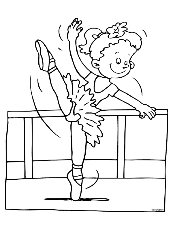 Disegno da colorare: Ballerino / Ballerino (Mestieri e Professioni) #92178 - Pagine da Colorare Stampabili Gratuite
