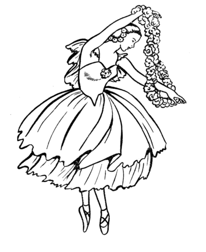 Disegno da colorare: Ballerino / Ballerino (Mestieri e Professioni) #92182 - Pagine da Colorare Stampabili Gratuite