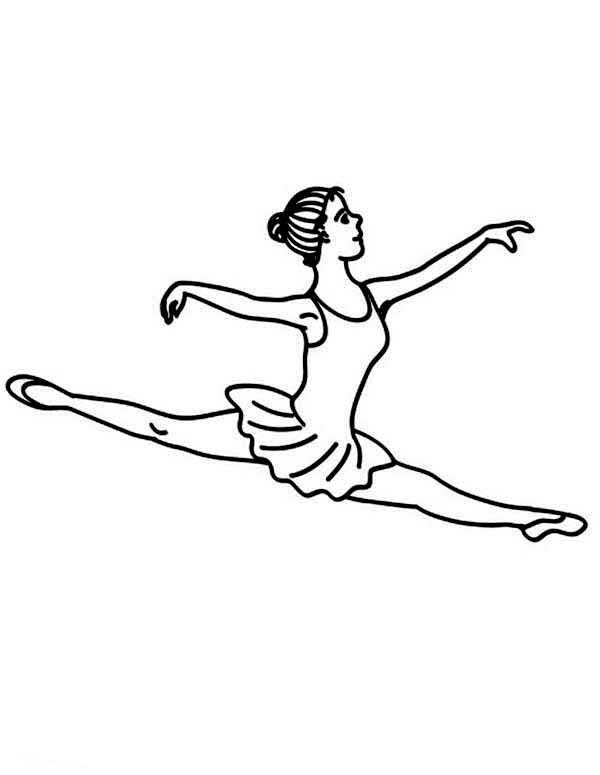 Disegno da colorare: Ballerino / Ballerino (Mestieri e Professioni) #92372 - Pagine da Colorare Stampabili Gratuite