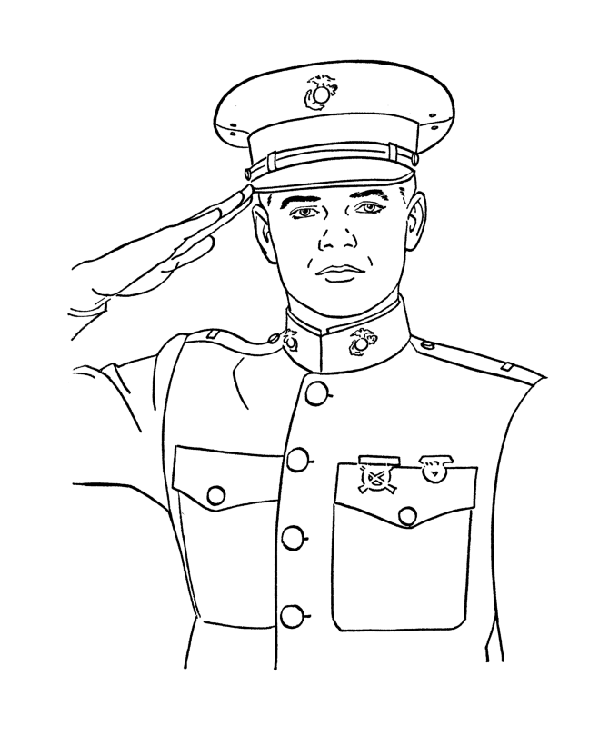 Disegno da colorare: Militare (Mestieri e Professioni) #102289 - Pagine da Colorare Stampabili Gratuite